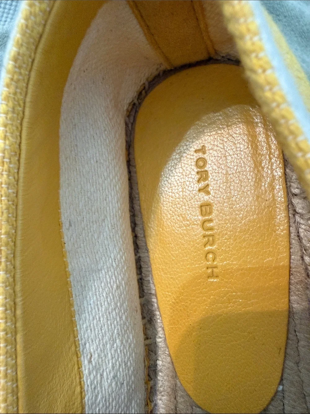 Tory Burch Women's Double T Jacquard Espadrille Flats women’s size 8